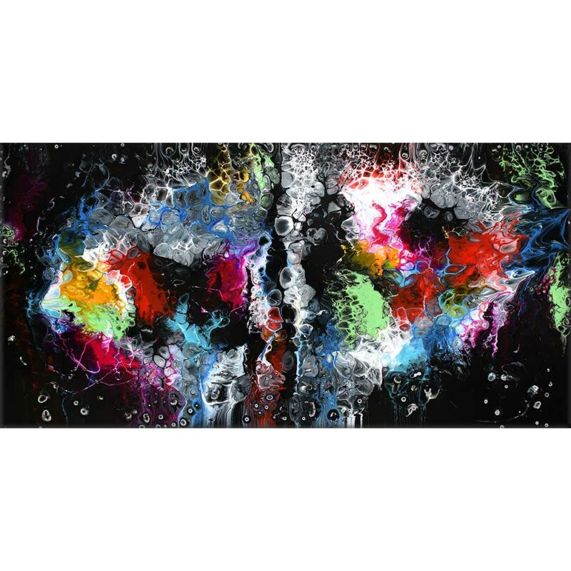 Echte Acrylmalerei online kaufen Lights I 70x140 cm