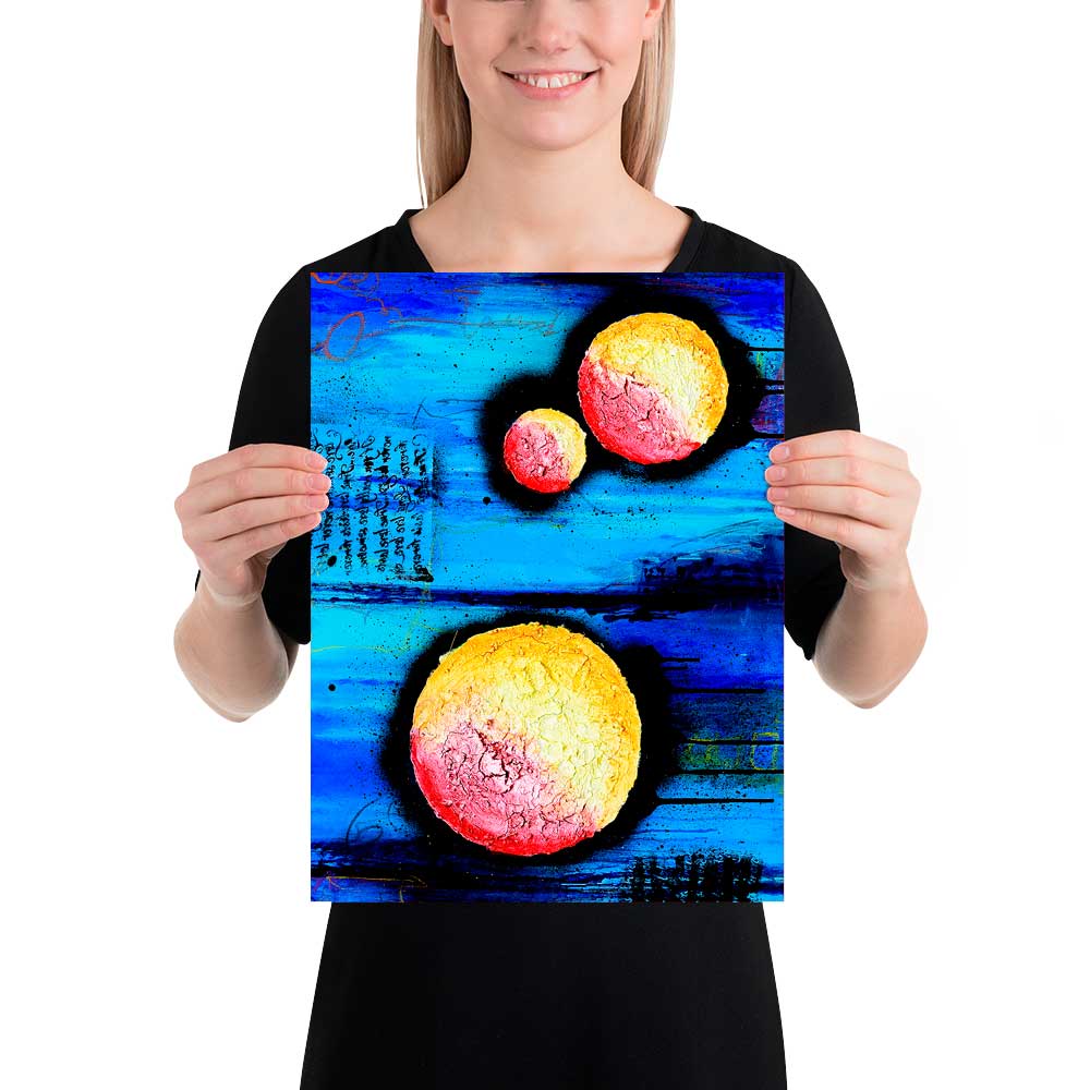 Kleine Kunst Plakate für die Küche Sphere I 30x40 cm