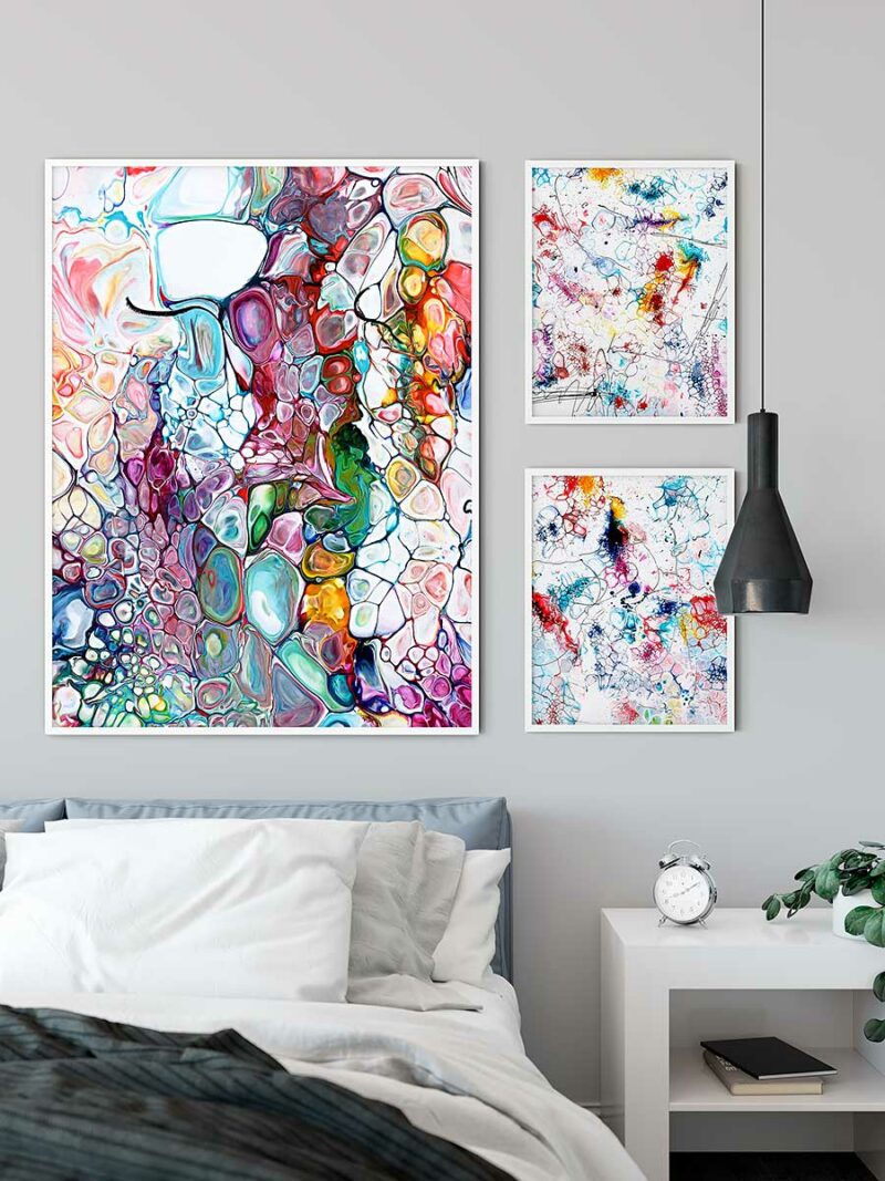 ZKMBKU Korallenriff Kunst-Poster 50x75 Cm - Leinwand Druck Wanddekoration