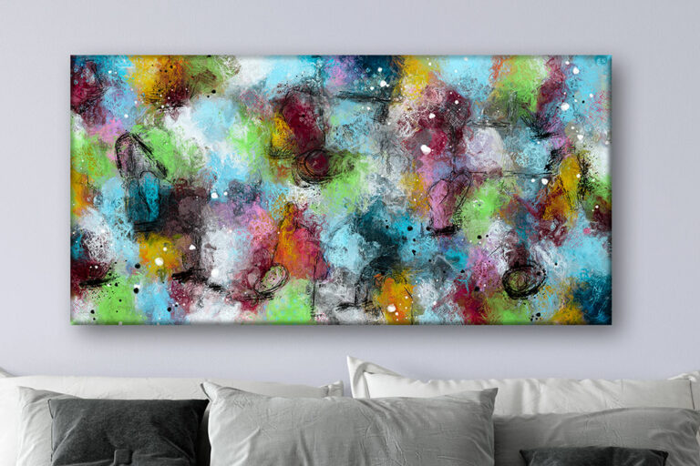 Abstrakte digitale Gemälde Kunst Bildkunst für Wohnzimmer