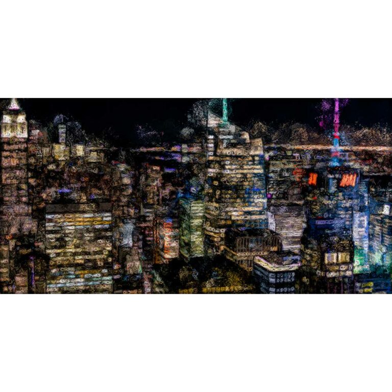 Digitale Kunst Skyline New York VI