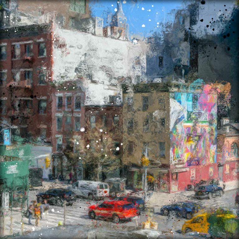 Leinwand Digitalkunst New York II