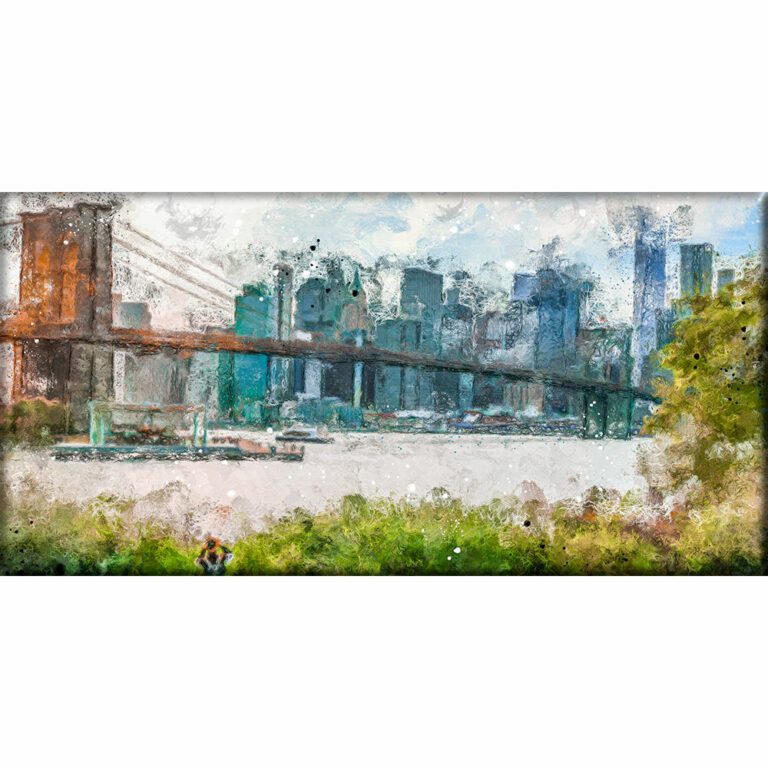 Leinwand digitale Kunst Brooklyn Bridge II