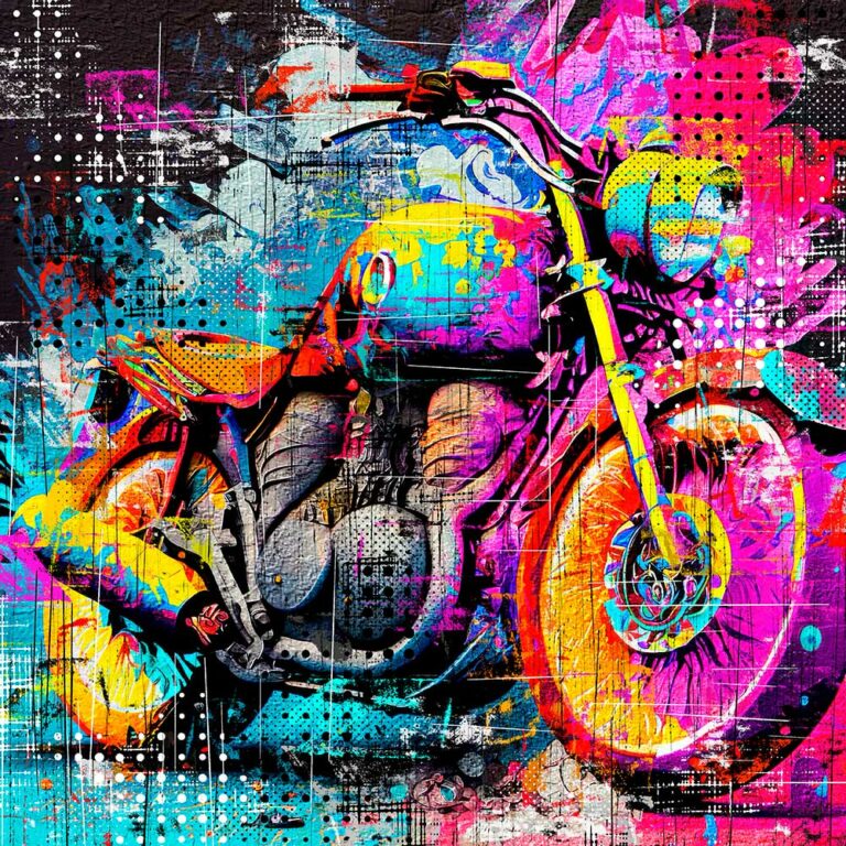 Poster Motorrad Pop Art Bikers II