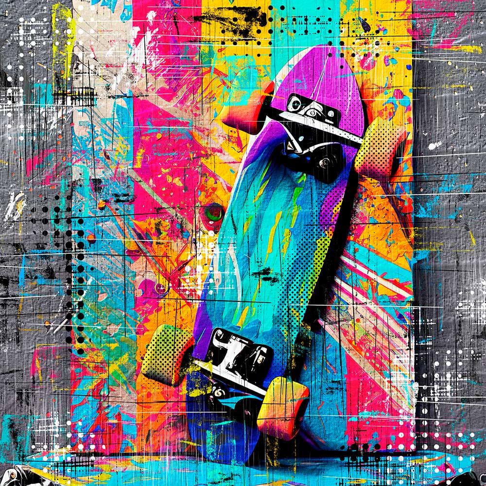 Poster Pop Art Skateboard I